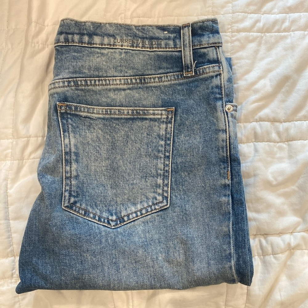 Current Elliot frayed hem jeans